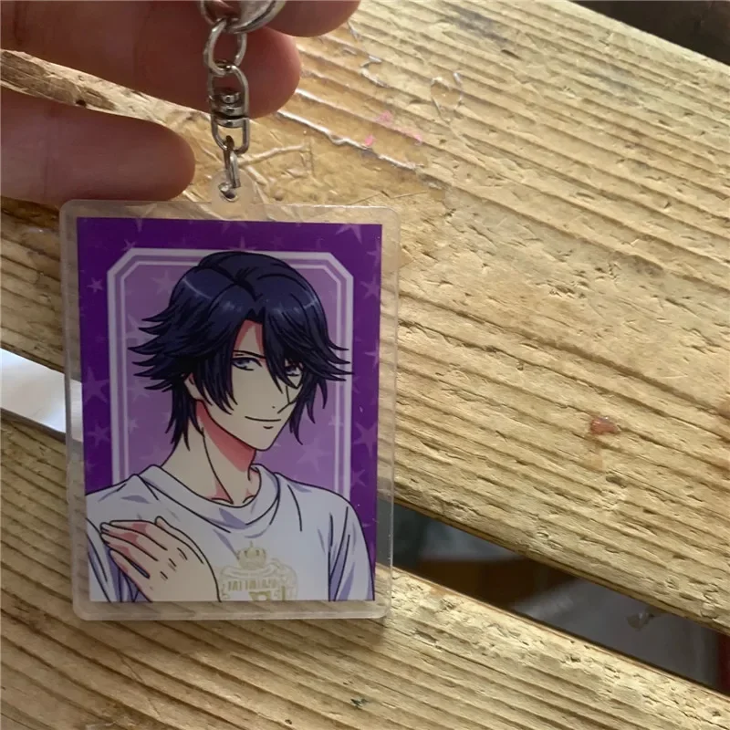 Anime Keychain Ittoki Otoya Hijirikawa Masato Acrylic Keyring Strap Figure Hanging Accessories 6cm