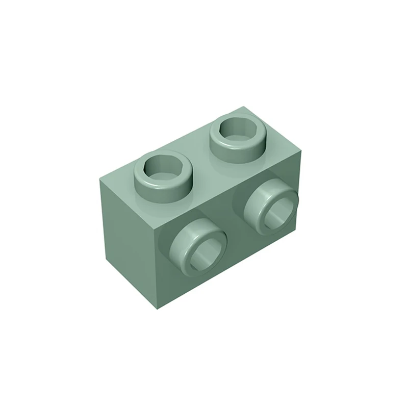 Gobricks GDS-634 1 Stuks Enkele Kant Met Adapter Bump Baksteen Compatibel Met Kinderen Diy Educatieve Bakstenen Technische