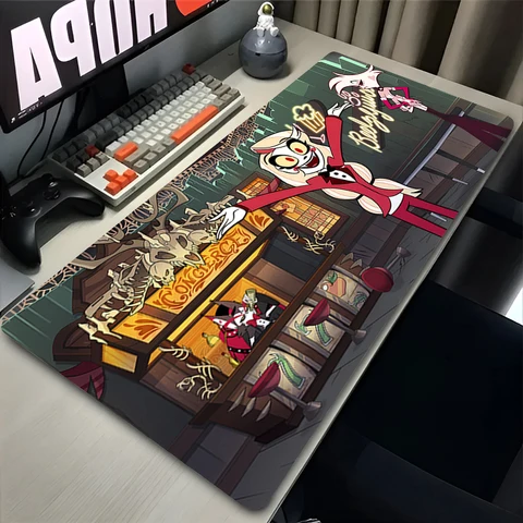 Коврик для мыши Hazbin Hotel XXL - большой игровой коврик с ярким дизайном — изображение продукта