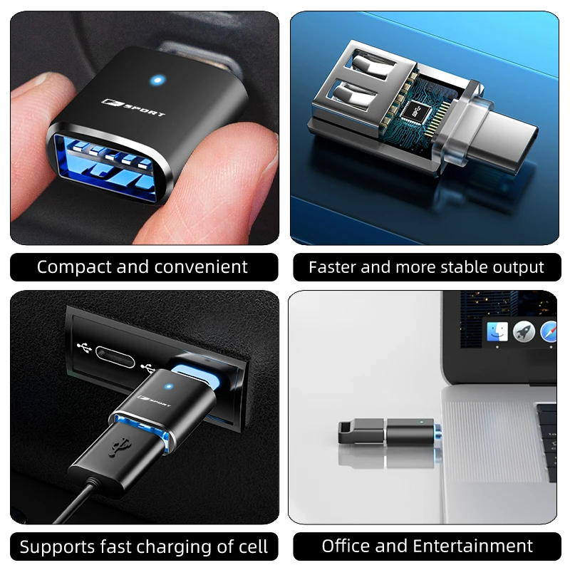 Car Accessories Fast Charge USB Adapter Type-C Data Cable For Lexus Fsports UX250h RX450h CT200h RX400h NX300h RX350 RX300 GX470