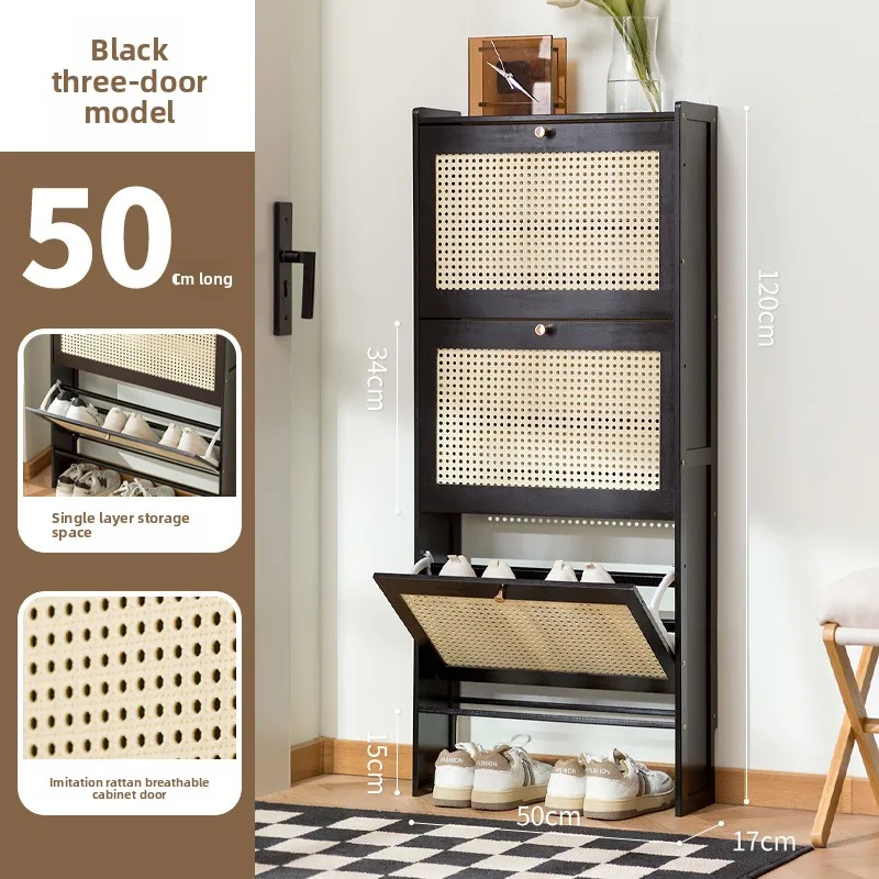 

Firm Shoe rack multi-layer household door coat rack entrance door hanger integrated shoe rack simple shoe cabinet