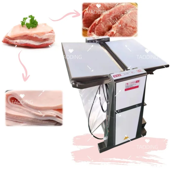 

High-Quality Meat Skin Peeling Machine Advanced Pork Peeling Machine Durable Meat Slicing Machine For Commercial Butcher Shops