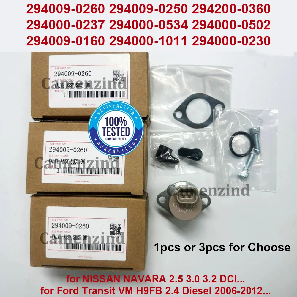 

1/3 шт. 294009-0260 294200-0360 294000-0502 294009-0360 Регулятор давления топлива SCV (клапан управления подачей) для Nissan NAVARA Ford