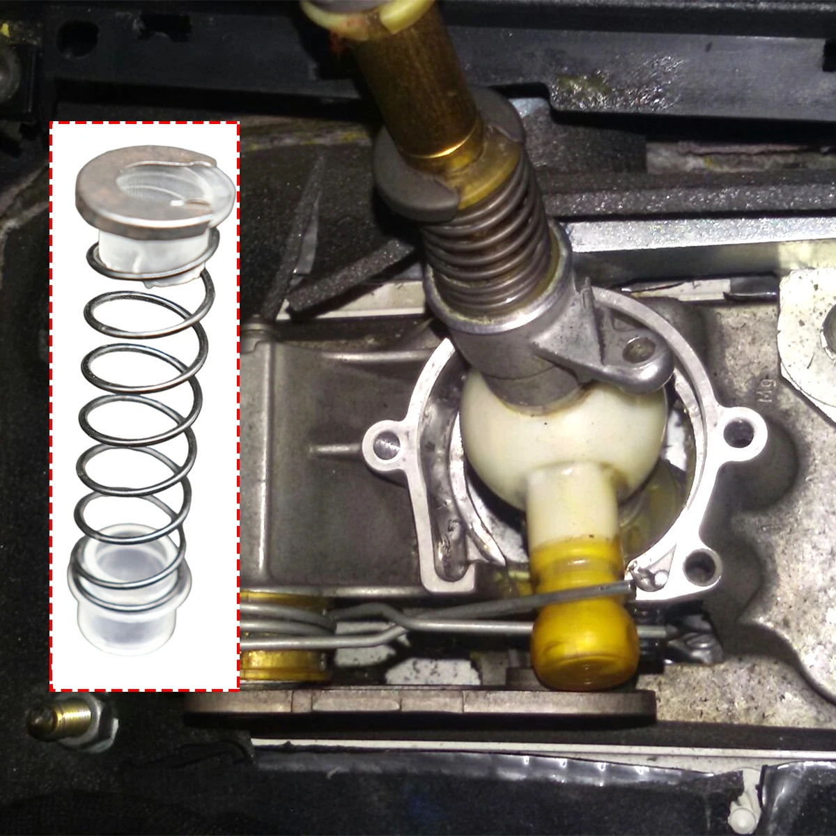 Für VW Golf 4 Passat B6 Bora Jetta 1J Polo MK4 Sharan 7M Touran 1T Schalthebel Lager Shell Stange Pivot Buchse Frühling Reparatur – Detail 2