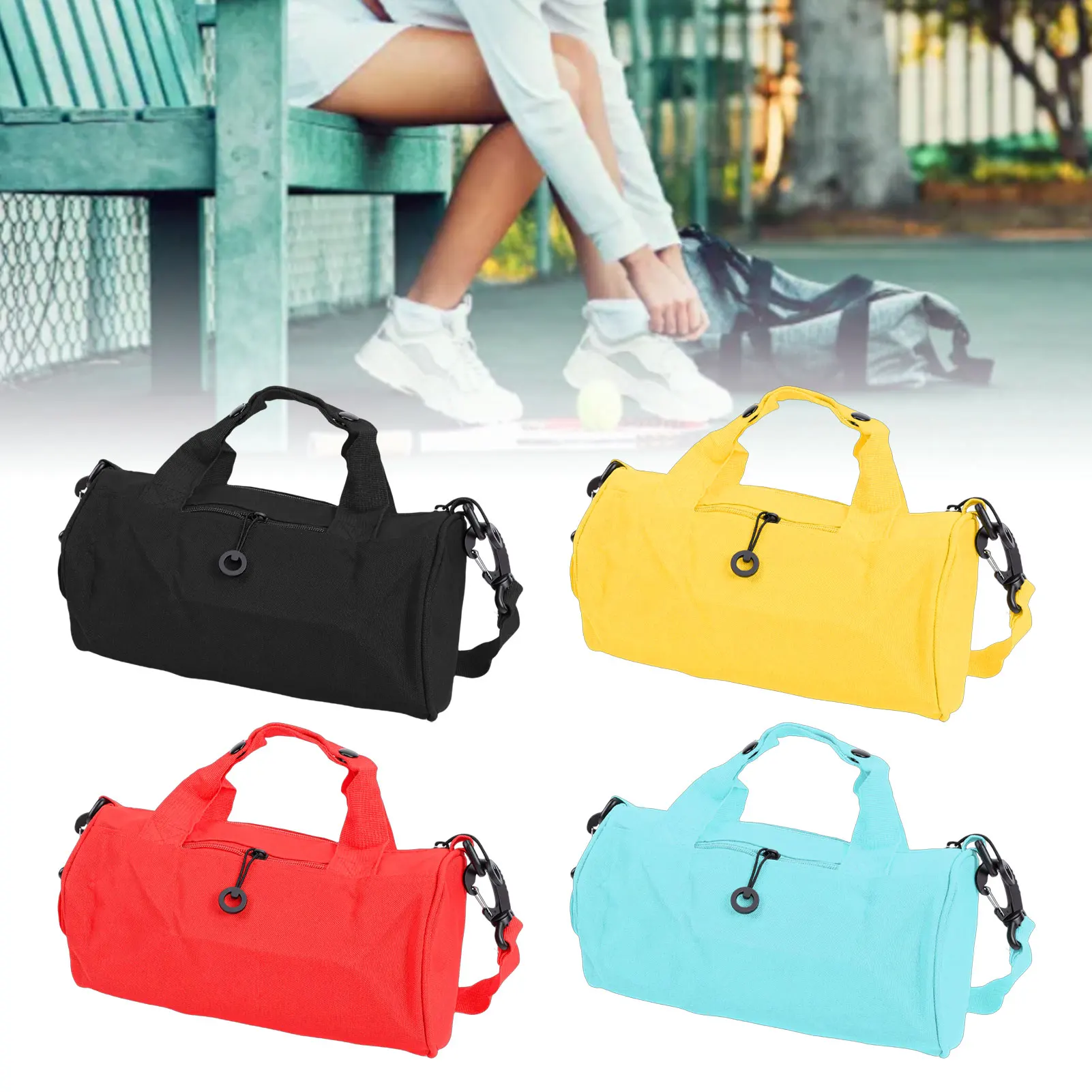 

Small Gym Bag Stylish Water Proof Oxford Cloth Overnight Travel Bag for Outdoor Activity Business Trip Oxford Cloth Gym Bag