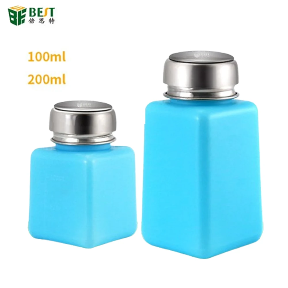 

100/200 мл портативный пресс, пустой насос для бутылок жидкого спирта, УФ-гель, очиститель лака для ногтей, ацетон, диспенсер для удаления воды, чистые инструменты