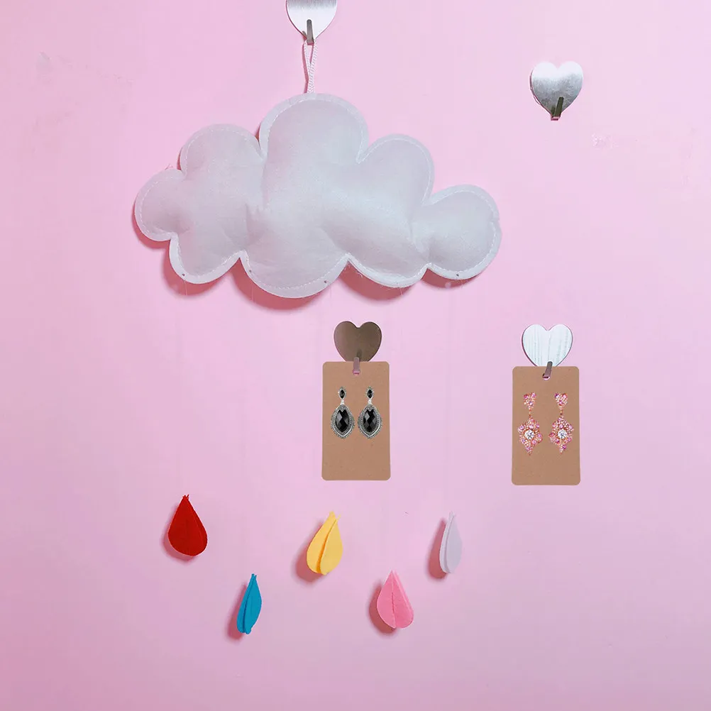 

200 шт. картонных карточек для серег из плотной крафт-бумаги, держатели для демонстрации серег, для упаковки длинных серег и серег-гвоздиков, материалы для DIY-украшений