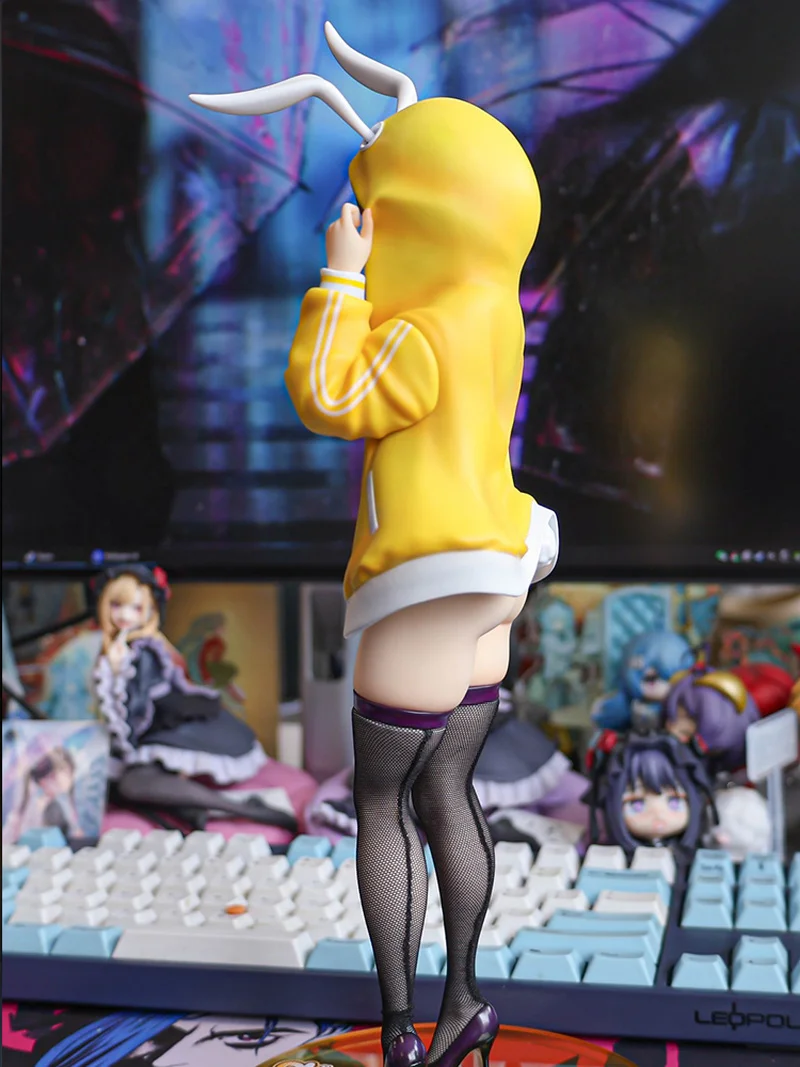W magazynie Oryginalny 29cm Koiko Hinata Sakura Shy Rabbit Pvc Sexy Bunny Girl Model Anime Figurka Kolekcjonerska Ozdoba na biurko Prezenty