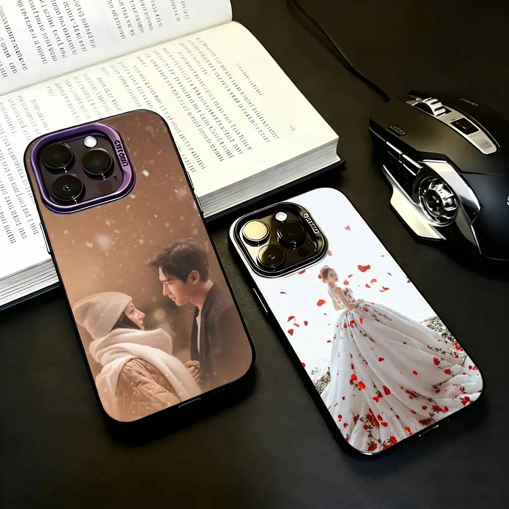 

Chinese Actress D-Dilraba Phone Case For iPhone17,16,15,14,13,12,11 Plus,Pro Max Black Candy silver phone case