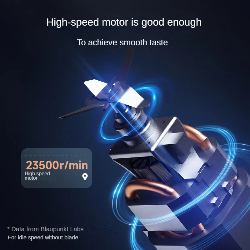 Professional High Speed Blender with Detachable Cup Double-layer Design Low Noise 49dB Smoothies Juices and Soy Milk 220V