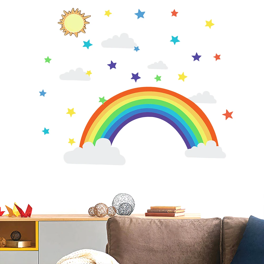 

Eco-Friendly Wall Stickers Design Durable Kids Room Living Room Decoration Creative Free Splicing Lovely Wall Art
