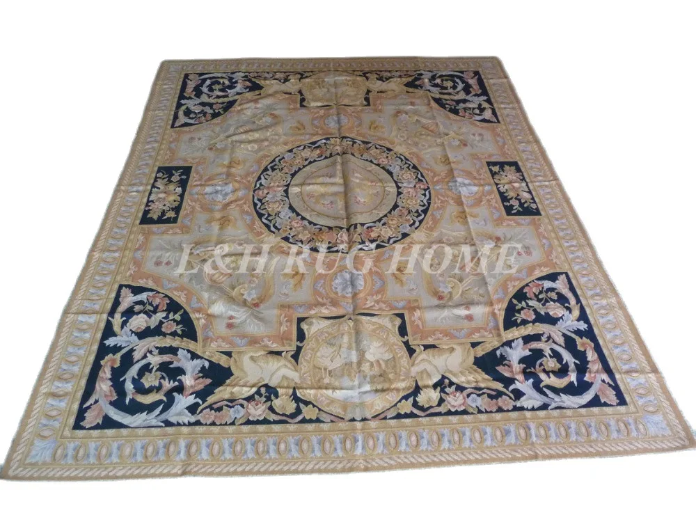 

Free shipping 8'x10' French Aubusson weave rugs handmade aubusson carpets high grade quality original oriented rug