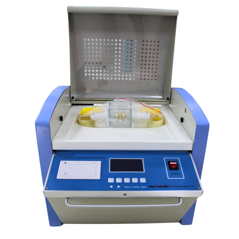 

Wrindu RDJJH-100KV Автоматическое диэлектрическое оборудование для испытания на прочность 80 кВ Трансформаторное изоляционное масло Тестер напряжения BDV