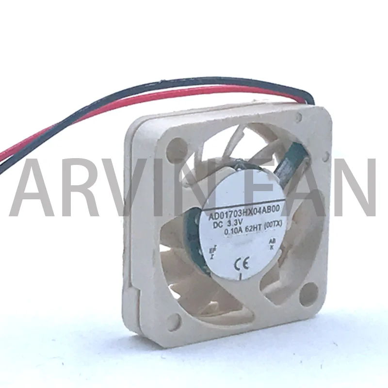 

2pcs Mini Fan New FOR AD01703HX04AB00 1704 17x17x4mm 3.3V 0.10A Micro Device Fan Fan