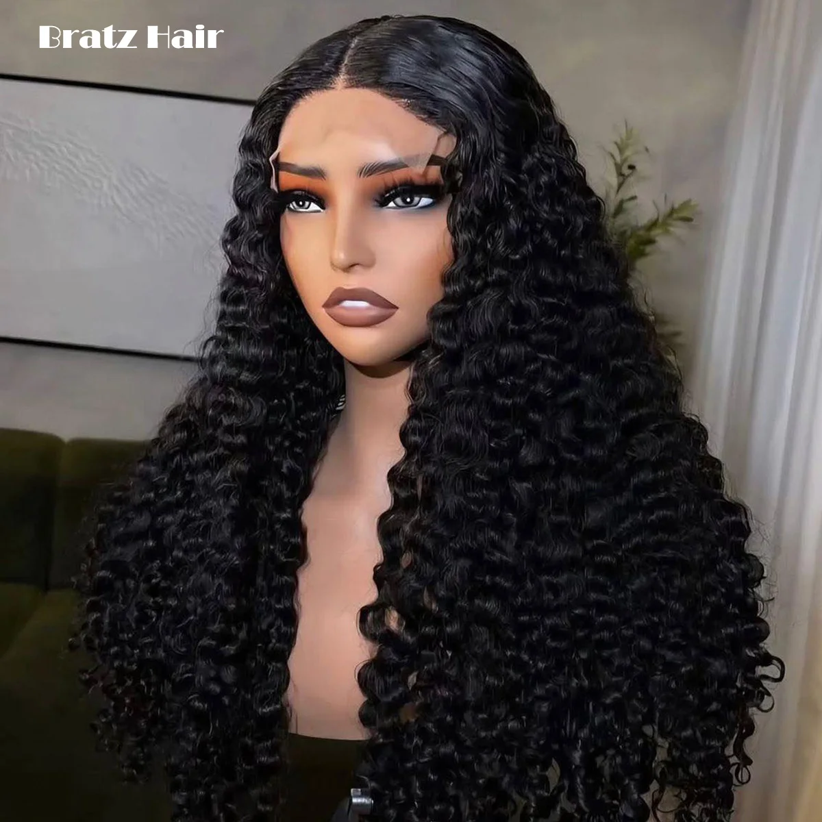 Perruques bouclées Pixie noires naturelles haute densité 450, sans colle, avec dentelle frontale 13x6 13x4, 100% cheveux humains, prêtes à porter pour femme