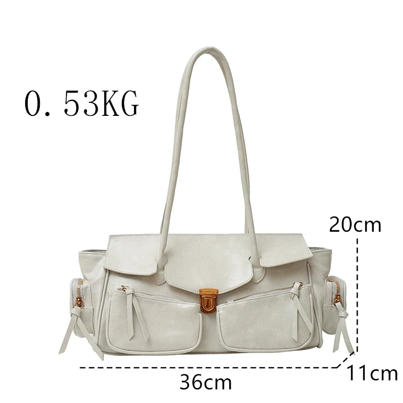 Luxury Large capacity Tote Bag High Quality Soft Leather Women Shoulder bag Brand Fashion Handbag Female Travel Underarm Satchel