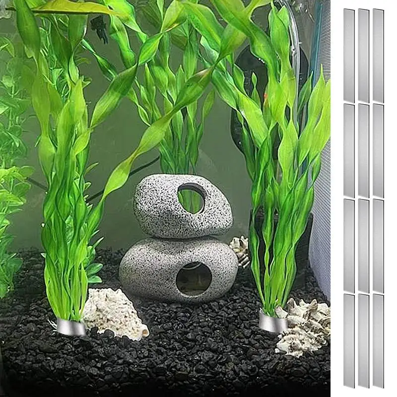 

Plant Weights For Fish Tank Foldable Can Cut Metal Strips Metal Aquatic Plant Weights Wear-Resistant Bendable Plant Anchors