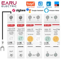 Tuya eWeLink WiFi ZigBee disyuntor inteligente MCB temporizador relé interruptor medidor de energía kWh Protector de corriente de voltaje Control remoto