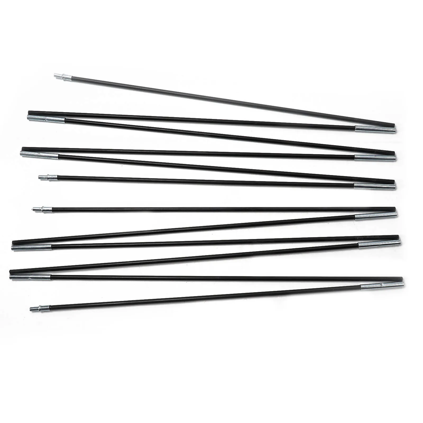 1x Useful Tent Rods Replacement Kit Camping Tents Pole Bars Outdoor Support Rods Awning Frames Lightweight Collapsible Accessory