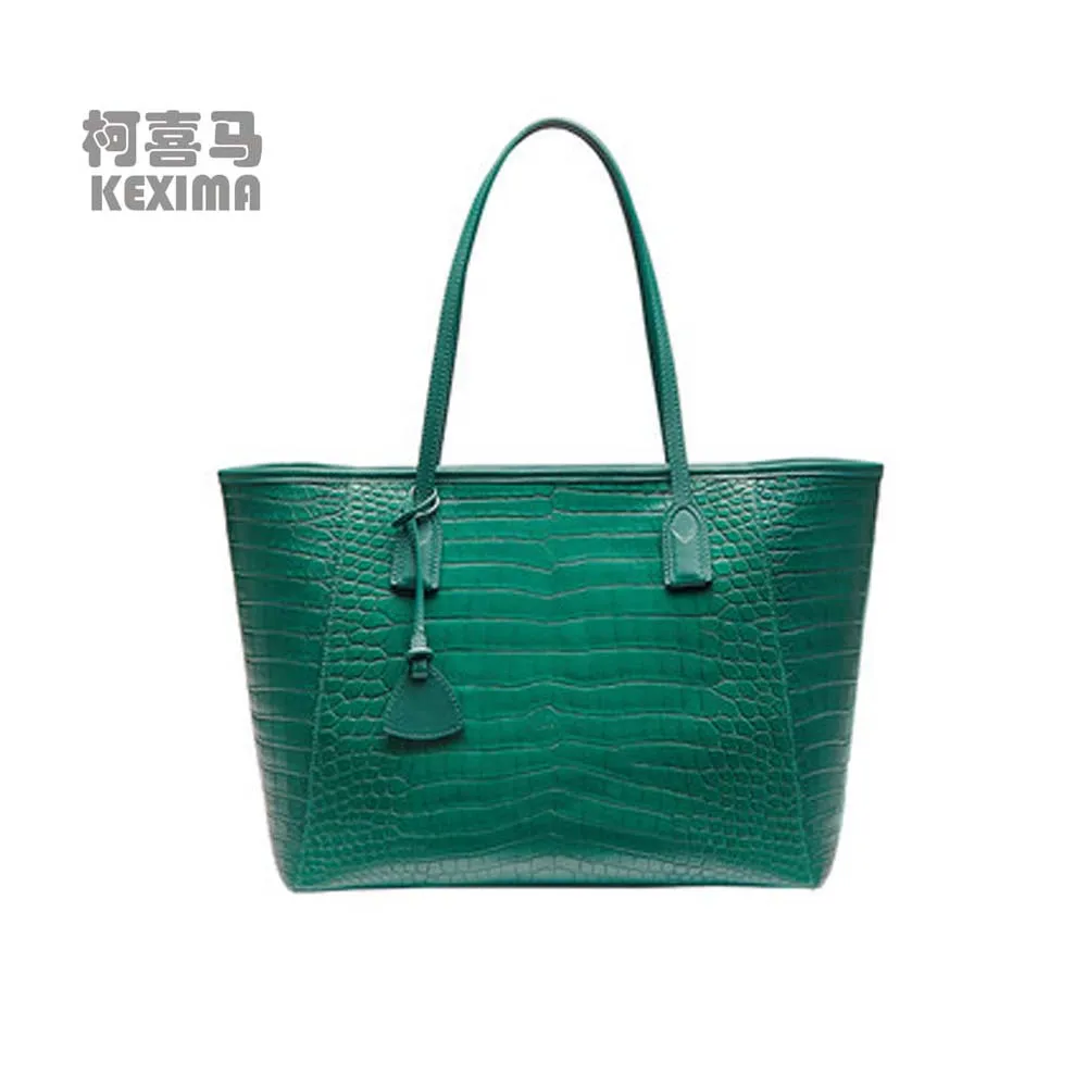 KEXIMA gete import  crocodile  Female bag  handbag  female crocodile handbag  new  fashion  Female bag large capacity  female