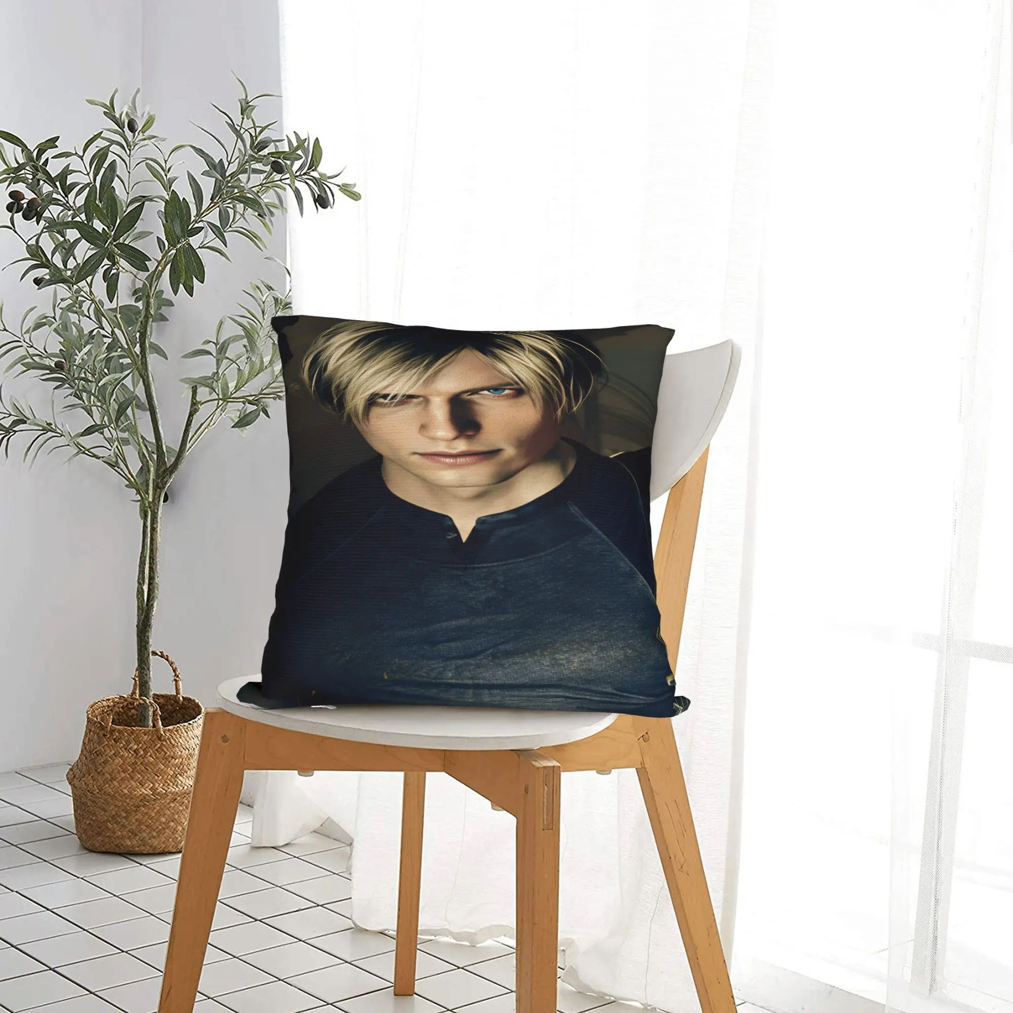 L-Leon Kennedys Pillowcases  Fashion Pillow Case For Sofa Home Decoration Comfy Pillow Cover