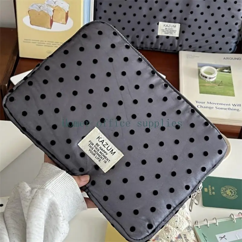 

K43B модные сумки для ноутбука в горошек, водостойкий материал, эргономичная ручка, необходимая работа