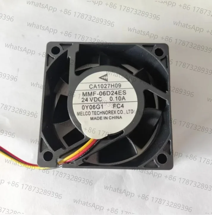 Ventilador de refrigeración para inversor MMF-06D24ES FC4 CA1027H09 E500 24VDC 0.1A