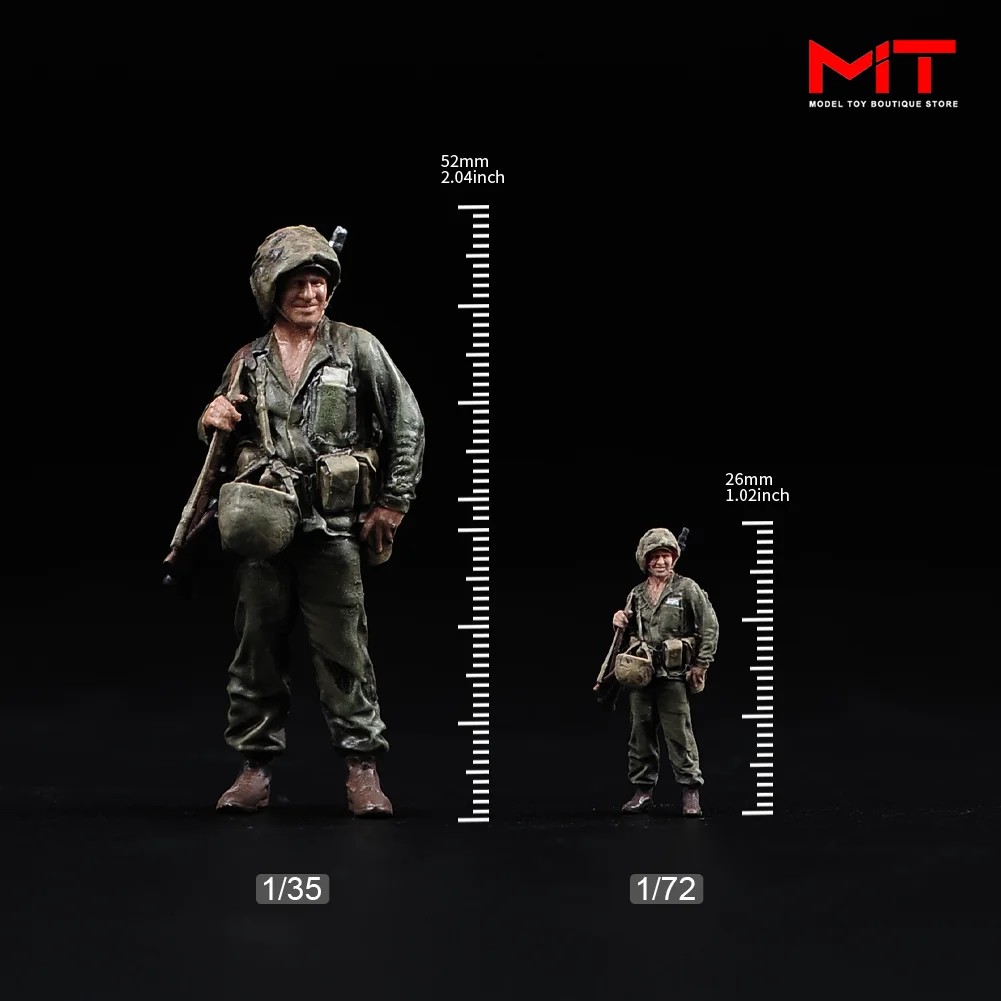 

ANT Miniature Handmade 1/72 1/35 US Corps Soldier Painted Diorama Figure DIY Creative Photography For Car Model Matching