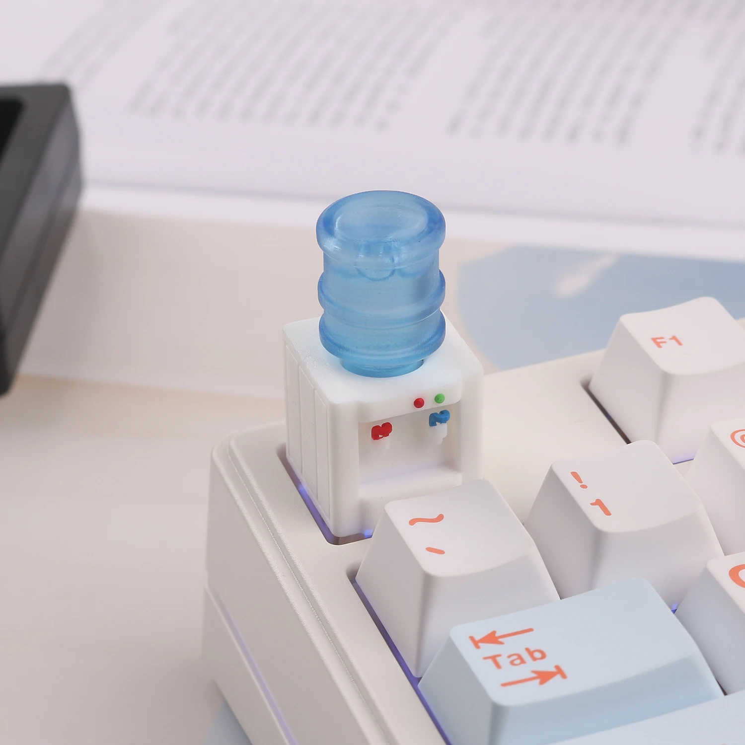 3D Resin Keycaps for Mechanical Keyboard,Water Dispenser,3D Stereoscopic,ESC Keys,Customized,Personality,Cute Gift