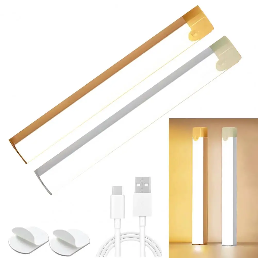 Luz Led recargable para debajo del gabinete, Sensor de succión magnético, Sensor de movimiento inalámbrico, luces Led para cocina y escaleras