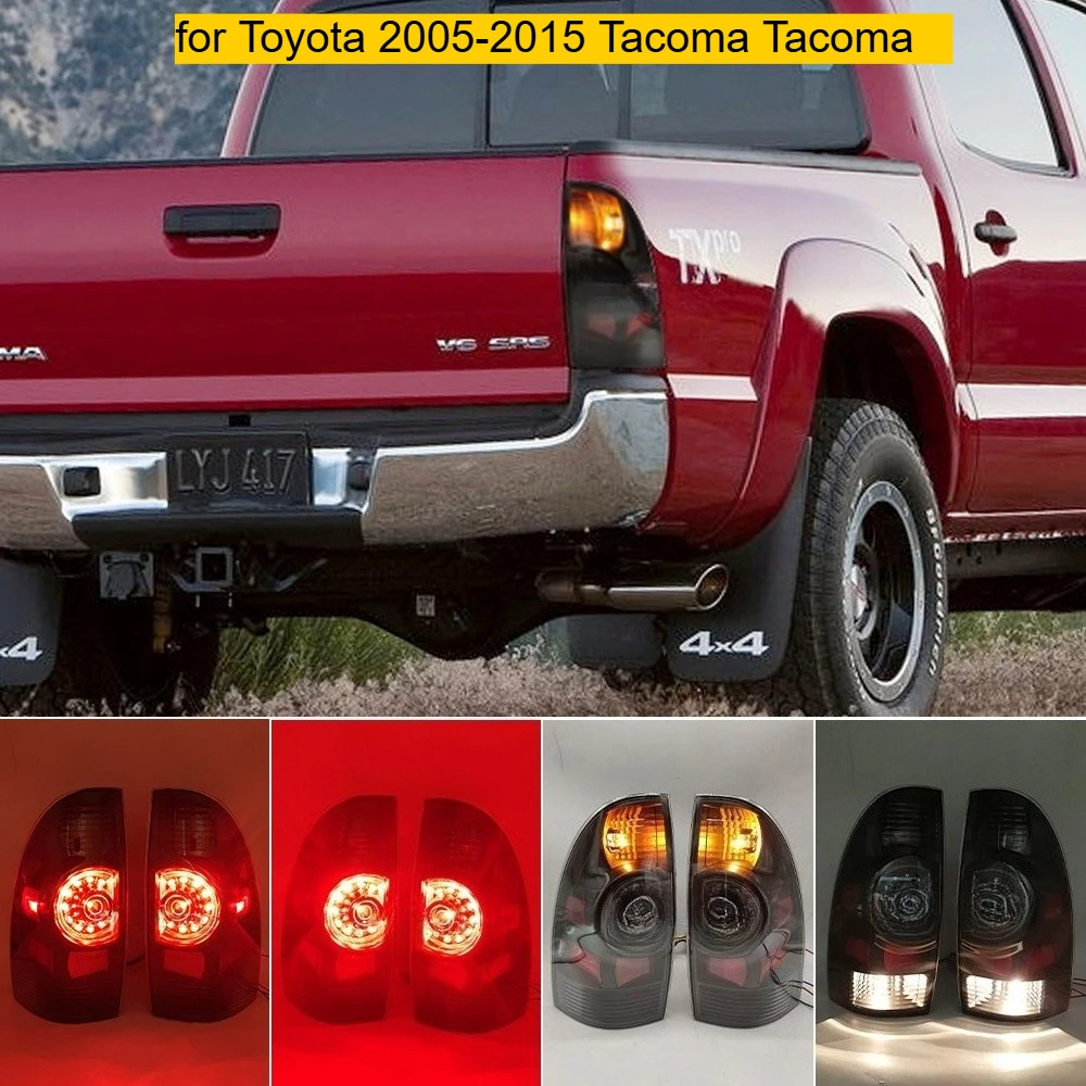 Suitable for Toyota 2005 2006 2007 2008-2015 Tacoma Tacoma left and right taillights assembly LED running lights brake steering