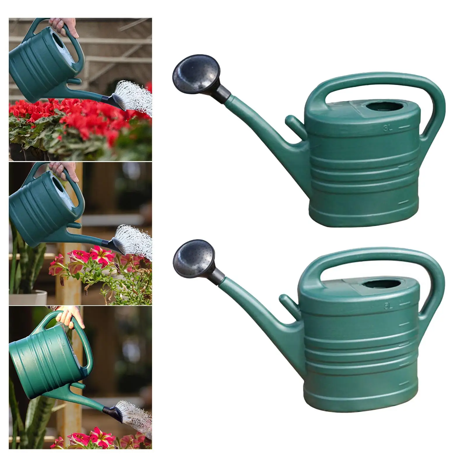 Garden Watering Can Removable Nozzle Gardening Water Can Watering Pot for Plants Pot Flower Bed Indoor Outdoor Backyard Lawn