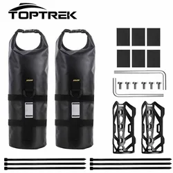 Toptrek Portable Waterproof Bicycle Fork Bag 5L Portable MTB Frame Trunk Road Bike Electric Scooter Bag Bicycle Front Tube Bag