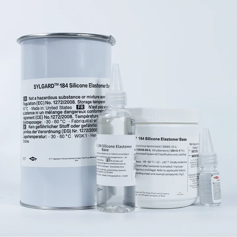 مجموعة مطاط السيليكون Dow Corning Sylgard 184 لحماية لوحة البطارية الإلكترونية 550 جرام - المنتج الأصلي #6