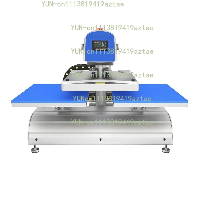 Double Station Automatic Heat Transfer Press Machine with Laser Alignment, Dual Side Sublimation Heat Press for Garment Printing