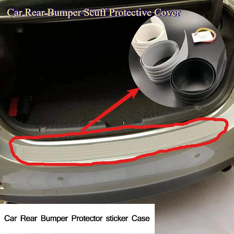 For Chevrolet Cruze Captiva Matiz TRAX Aveo Sonic Lova Sail EQUINOX Impala Suburban Activ Car Rear Bumper Scuff Protective Cover