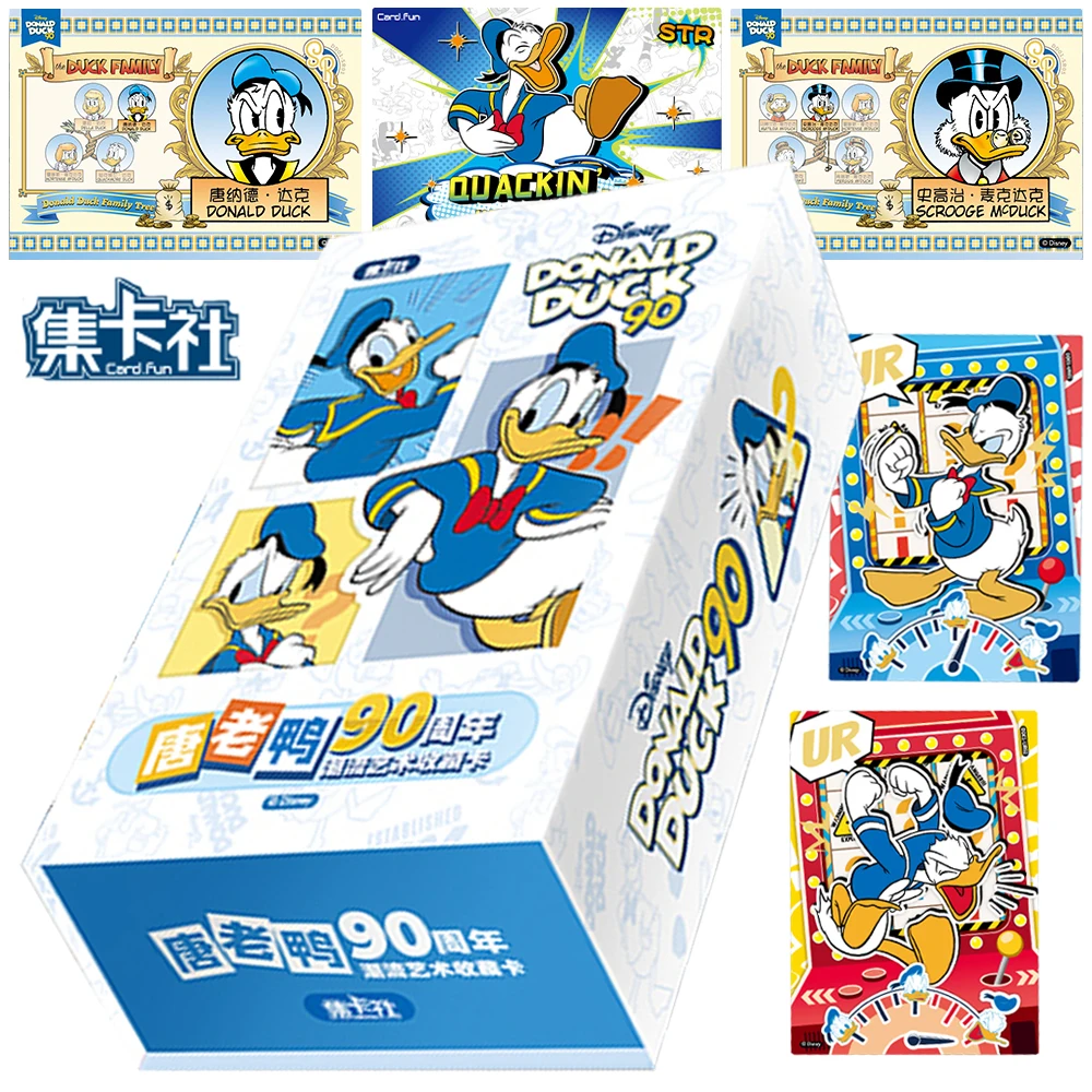 Genuine Card.fun Donald Duck Card For Children Easy And Funny Cartoon Personal Signature Limited Game Collection Card Kids Toys