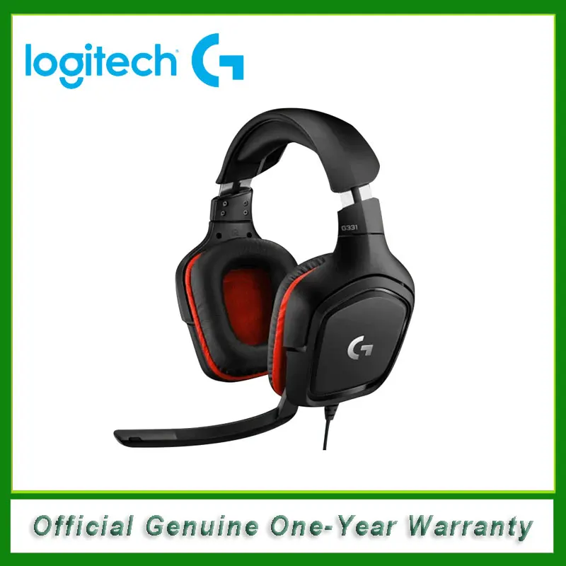 Original Logitech G331 Gaming Wired Headset Surround Sound Foldable Noise-Cancelling Microphone Headset Computer