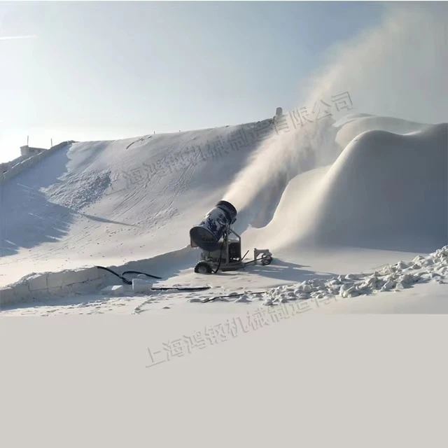 Environment Friendly Winter Ski Resort Artificial Snow Making Machine Affordable Snowmaker Cannon Generator Shed view 3