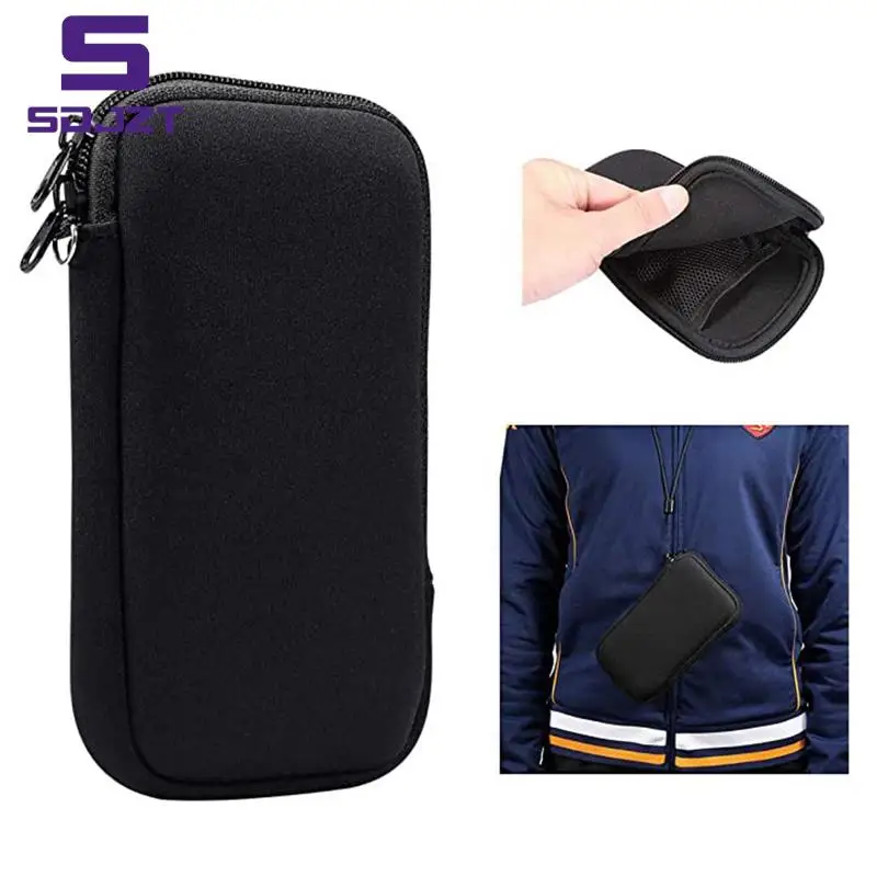 Neoprene Mobile Phone Bag Pouch Portable Small Storage Bag for Travel Digital Accessories Cable Case Earphone Holder