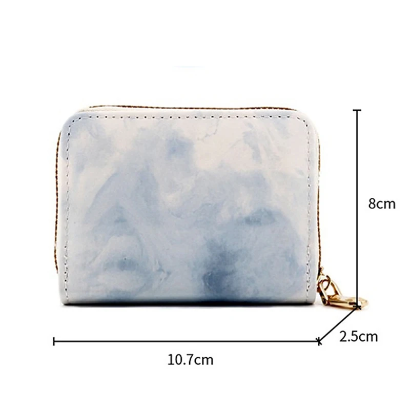 Move K-Pop Demon Hunters Tie Dye Portafoglio stampato Ragazze Lettera AZ Carta con cerniera Borse portaoggetti per soldi Moda Cartoon Donna Regali rosa