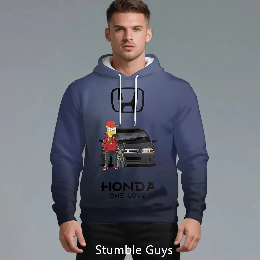 سترة هوندا الصيفية للرجال سريعة الجفاف للأطفال جيرسي للأولاد دراجة نارية رياضية لسباق السيارات ماركة كاجوال ملابس المراهقين #2