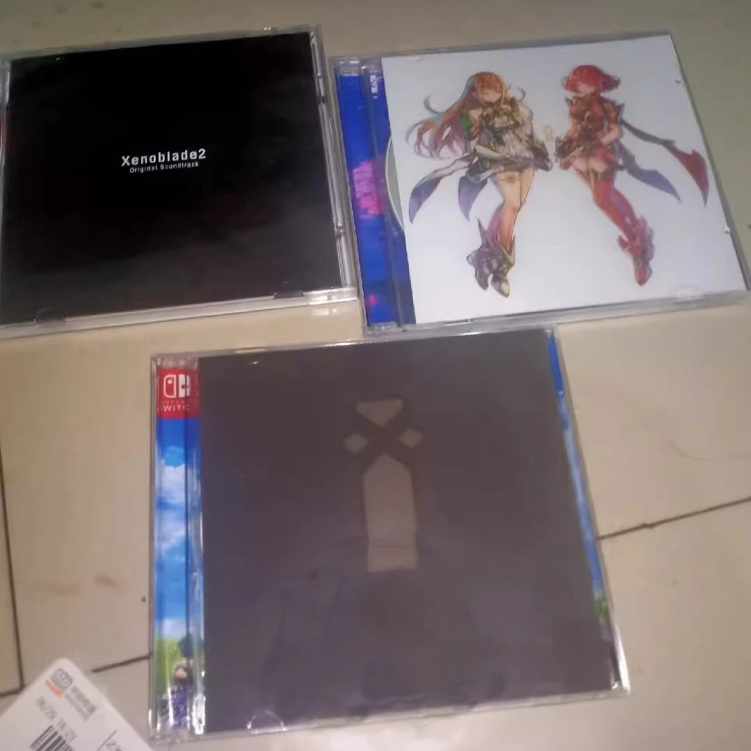 Game Xenoblade 2 Yasunori Mitsuda Music CD Greatest Hits OST Album 3pcs Music Record Cosplay Walkman Car Soundtracks Box Gifts