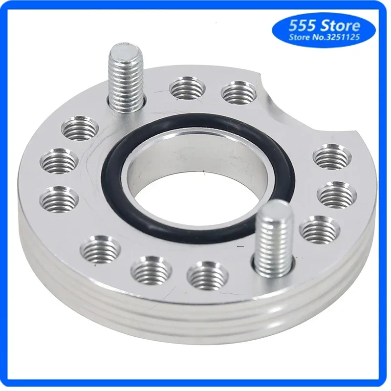 Modified carburetor multi-directional adjuster inner hole intake pipe mounting plate suitable for 50-110CC