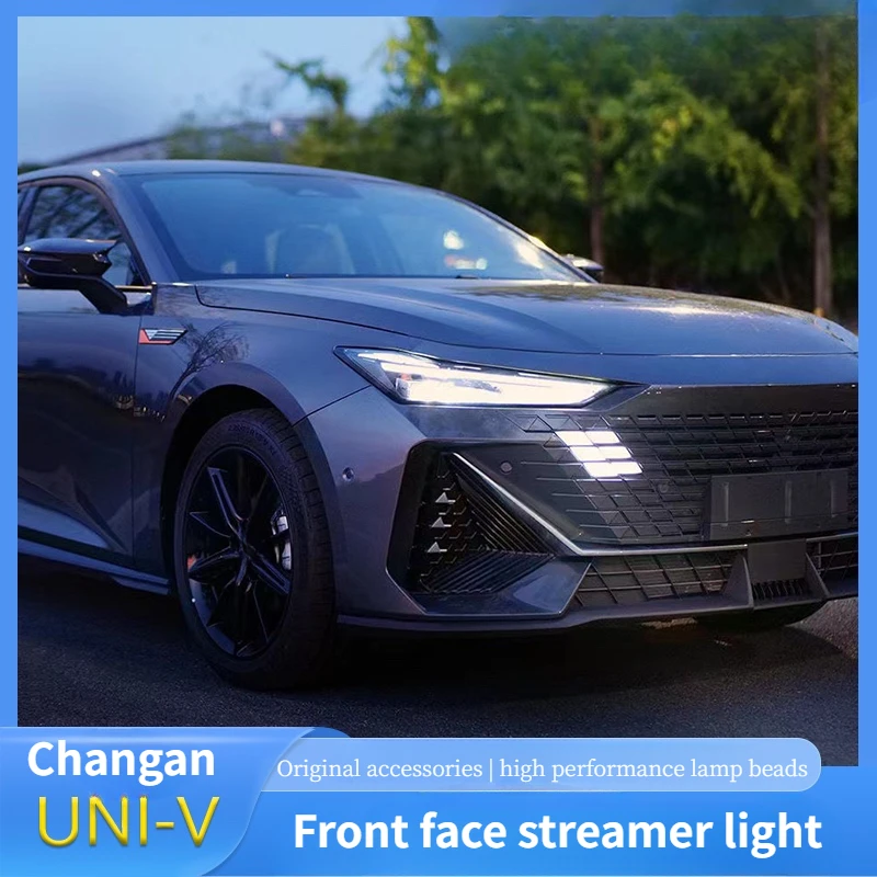 For Changan UNI-V modified light front face streamer light original accessories daily running light modification