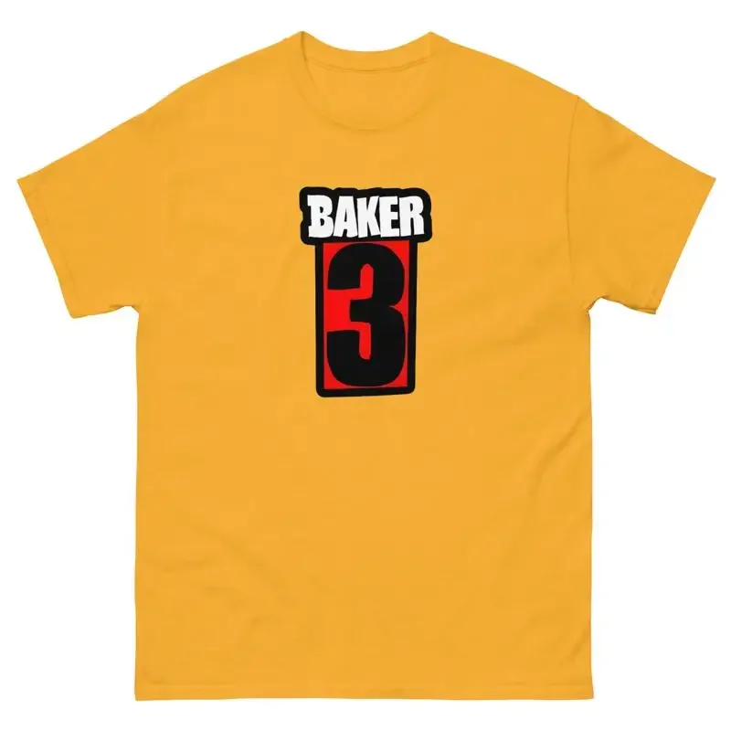 Baker 3 Three Skate Retro 90S Skateboarding T Shirt Design
