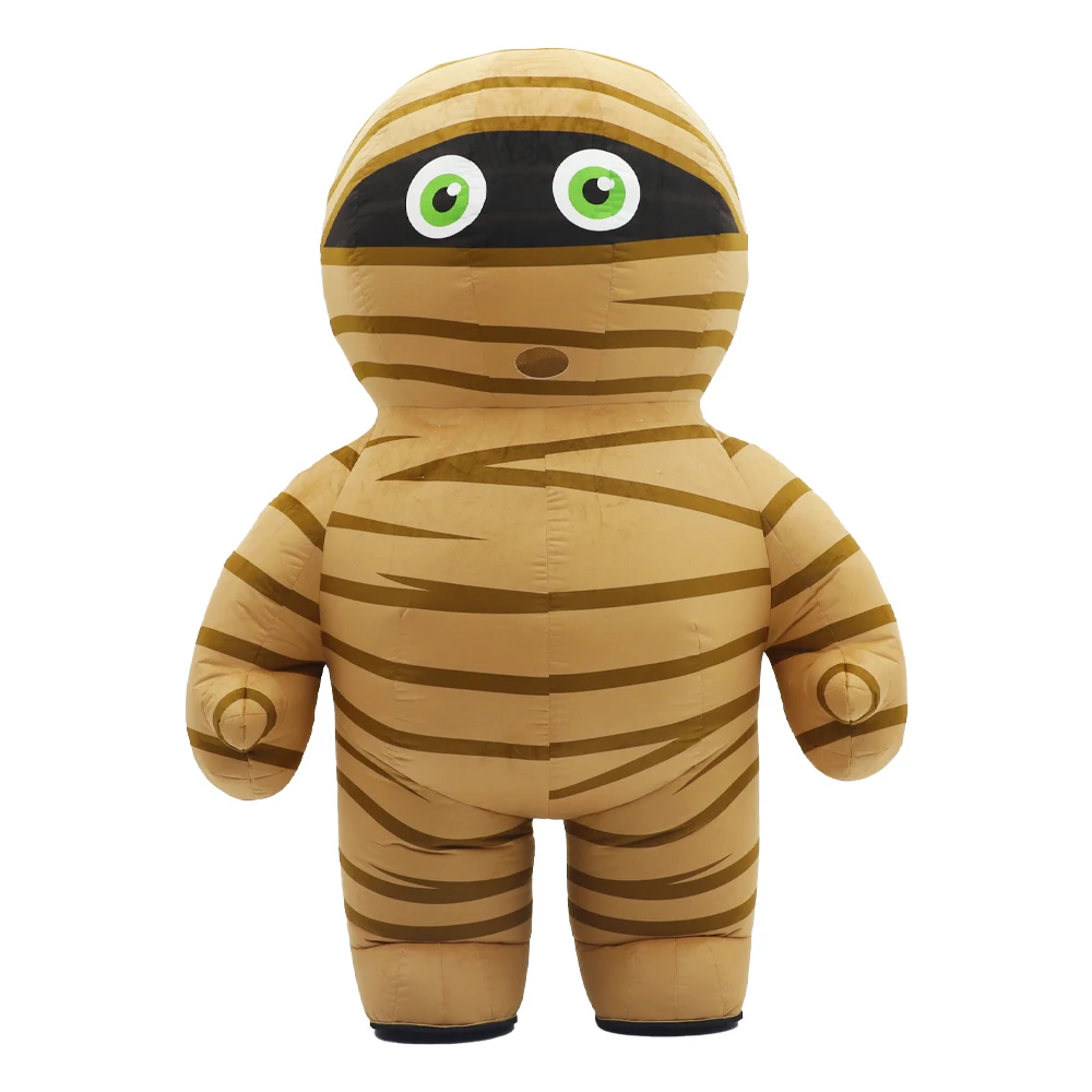 

Надувной костюм-монстр в полоску для взрослых: маскот для парадов, косплей, вечеринок, дней рождения, Хэллоуина, плюшевый набор для мероприятий