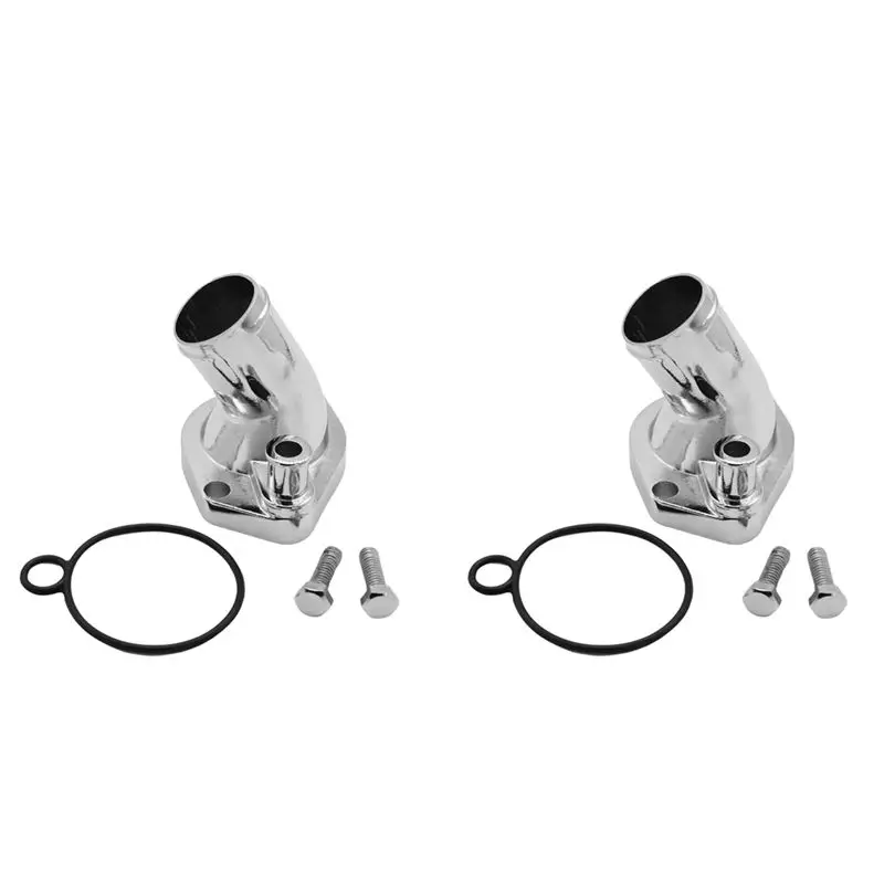 

2X Car Engine Thermostat Housing Water Neck For Ford 260 289 302 347 351W O Ring SBF SB Engine Accessories