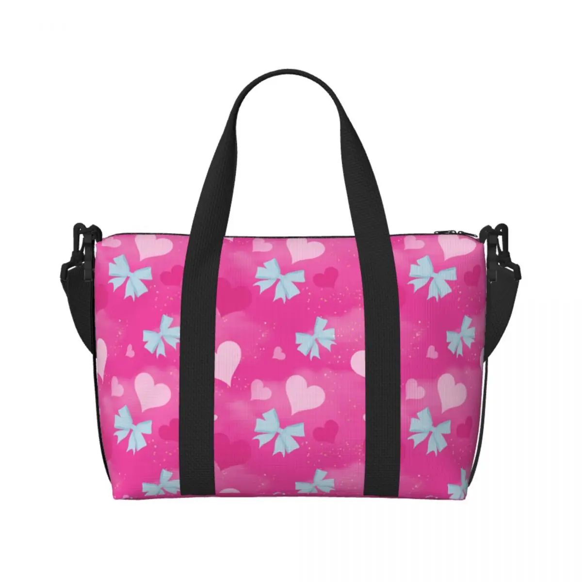 

Custom Cute Cat Maries Kitten Cartoon Tote Bag Women Large Capacity Animals Movies Gym Beach Shoulder Travel Bag