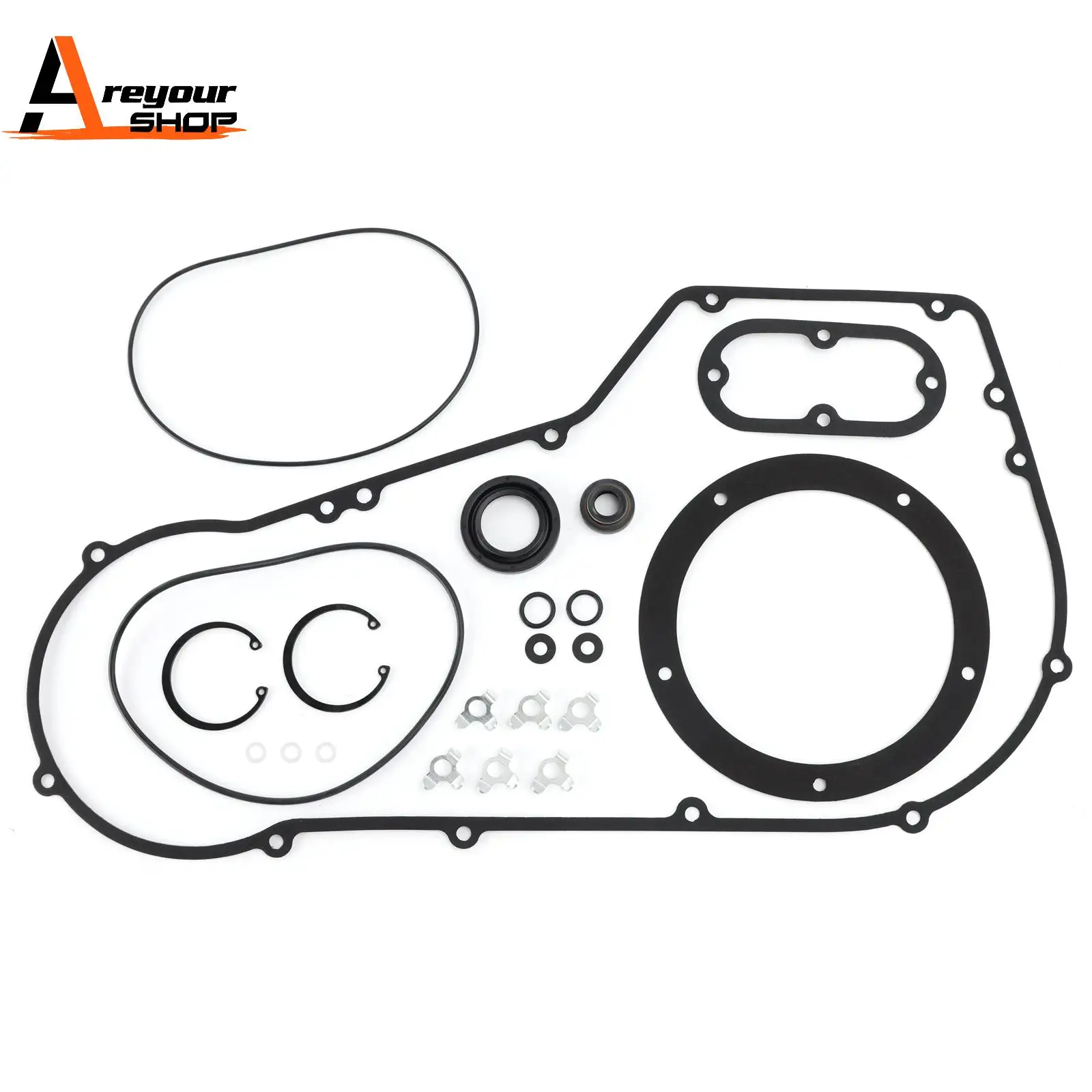 

Areyourshop PRIMARY COVER GASKET O-RING SEAL KIT 60539-94 FOR SOFTAIL & DYNA 1994-2006